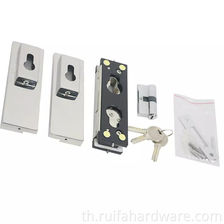 ฮาร์ดแวร์ล็อคประตูกระจกสำนักงาน (5) Office Glass Door Lock Hardware (5)